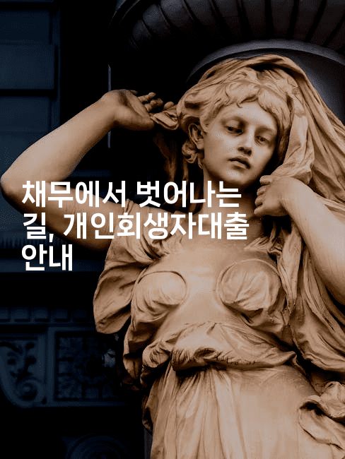 채무에서 벗어나는 길, 개인회생자대출 안내-호주루루